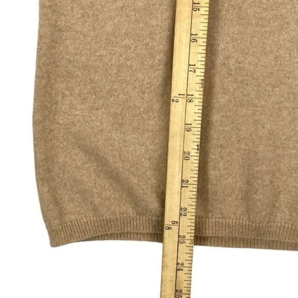 Charter Club Cashmere Sweater Women Size Medium Brown V Neck Ultra Soft Pullover - Picture 12 of 13